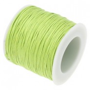 Waxkoord 1.0 mm Tea green